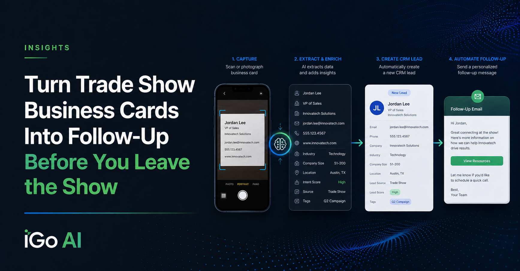 Turn Trade Show Business Cards Into Follow-Up Before You Leave the Show
